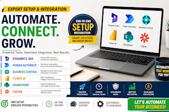dynamics 365 power automate business central power bi sharepoint zapier setup