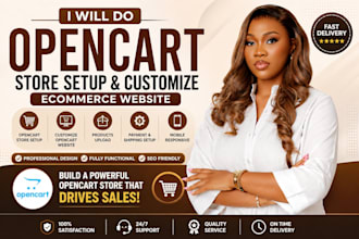 do opencart store setup cuztomize opencart ecommerce website opencart products