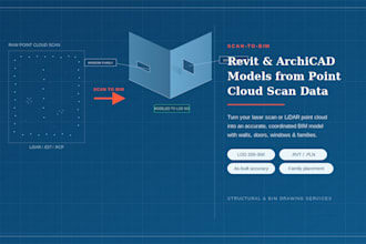 create revit, archicad file from point cloud scan data
