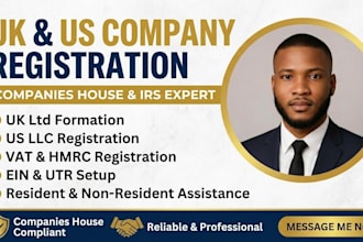 uk company formation, UK ltd formation, llc and vat registration companies house