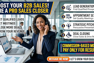 be sales representative sales closer b2b salesperson sdr sales