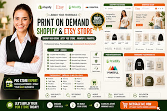 do shopify print on demand etsy print on demand etsy shopify printify printiful