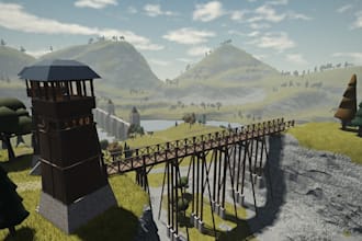 build high poly map, 3d realistic environment, terrain, level design in roblox