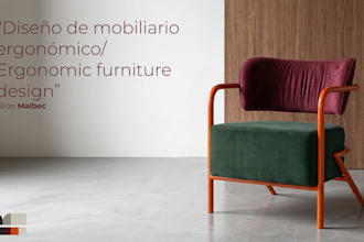 design and 3d model ergonomic furniture and home products