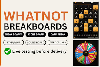 create custom whatnot break board or spin wheel randomizer in obs studio