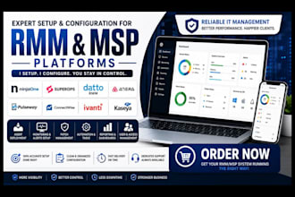 setup ninjaone msp superops dattormm atera pulseway connectwise ivanti kaseya