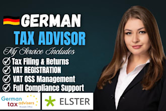 prepare your german tax return, steuererklarung, elster filling by steuerberater