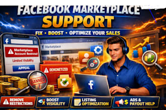 fix facebook marketplace shadowban, fix fb marketplace ads and listing issues
