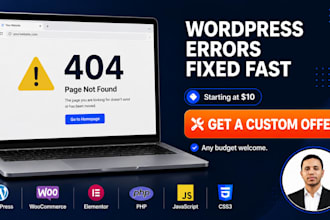 fix your wordpress bugs, css, layout and responsive issues fast