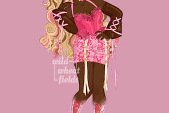 make illustrations of fanart or ocs