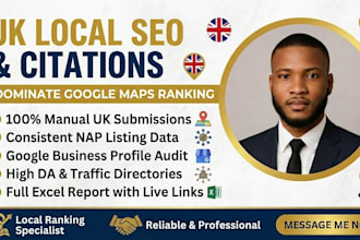 do UK local SEO and manual google maps citations for local ranking