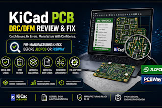 fix kicad pcb drc dfm issues before jlcpcb and pcbway manufacturing