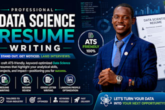 write cyber security, data analyst, data science, business analyst, grc resume