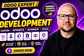 setup and customize odoo erp, odoo developer, modules, CRM and API integration
