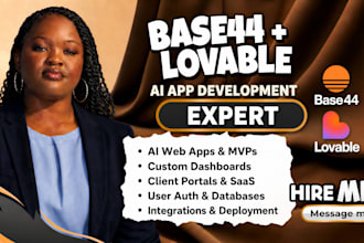 build lovable ai website, supabase, base44 expert, vibe coding, saas, ai webapps