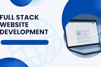 do full stack website development front end back end