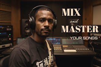 professionally mix and master your song or audio