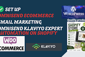 set up ecommerce omnisend email marketing automation on shopify