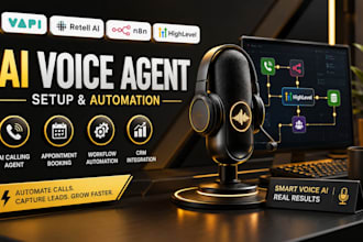 set up vapi ai voice agent retell ai calling agent n8n gohighlevel ai automation