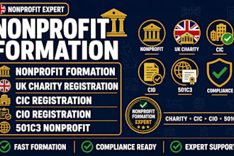 do uk charity registration cic cio 501c3 nonprofit charity commission ein bylaws