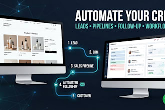 setup peptide ecommerce CRM sales pipeline automation workflow lead management