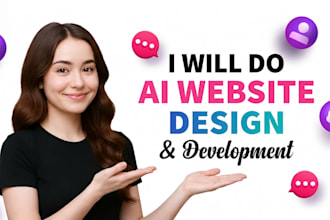 design and develop your ai website and software with branding