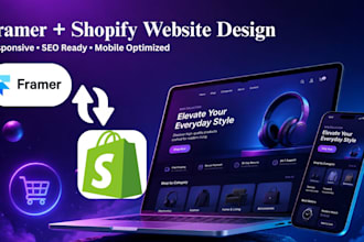 build a custom framer ecommerce website with shopify
