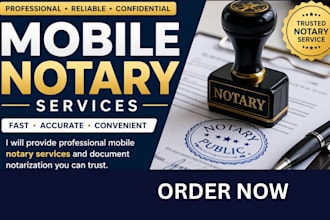provide  online remote notary services for your documents