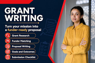 research grants and write nonprofit grant proposals