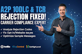 fix rejected twilio a2p 10dlc website and phone verification issue