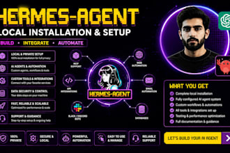 deploy hermes agent ai locally or on cloud vps with llm integration