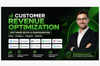 setup clari, gainsight, planhat, totango and revenue optimization software