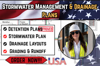 design stormwater management plans for residential and commercial projects