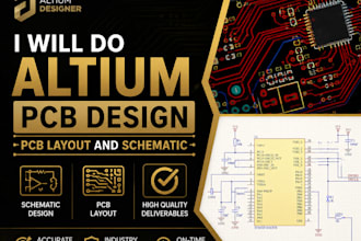 do altium pcb design ,pcb layout and schematic