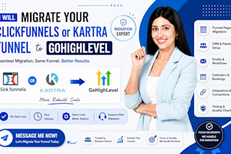 migrate your clickfunnels or kartra funnel to gohighlevel