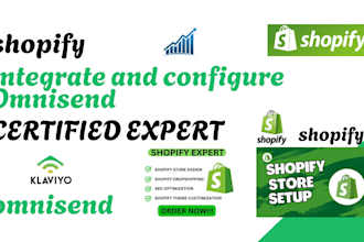 integrate and configure omnisend email marketing for shopify store
