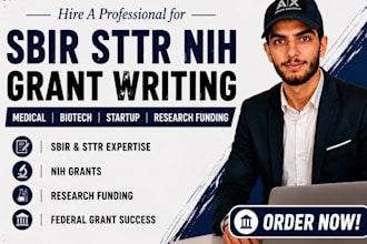 write sbir sttr nih grant medical biotech startup research funding federal grant