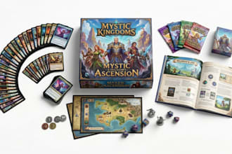 design board game, card game and tabletop game