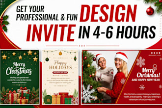 design christmas cards, greeting cards, invitations cards