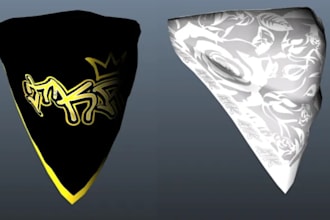 design custom bandana mask for fivem
