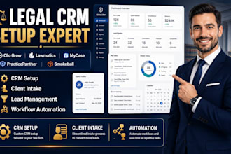 setup clio grow lawmatics mycase practicepanther smokeball legal CRM