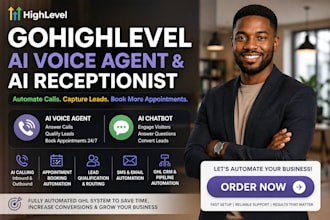gohighlevel ai voice agent ghl ai receptionist go high level chatbot automation