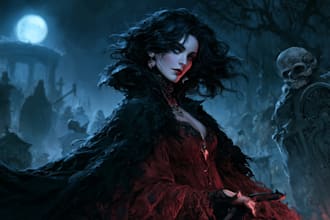 do horror character art and horror character