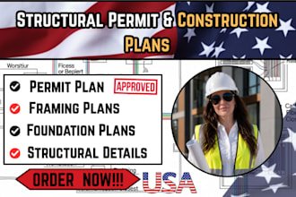 create structural permit drawings for residential and commercial projects
