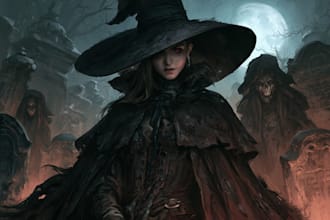 do horror character art and horror character