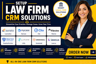 setup lawmatics mycase clio filevine practicepanther litify smokeball lawcus crm