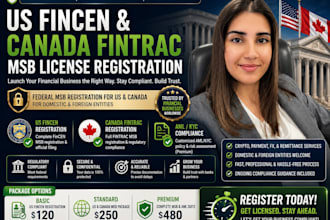 do US fincen and canada fintrac msb license registration