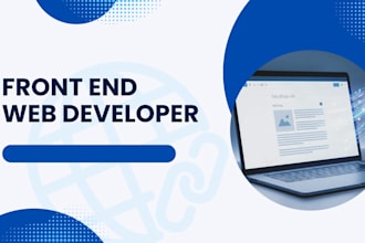 do front end HTML, CSS and javascript