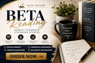beta read and critique your novel or short story