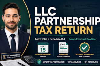 prepare your USA llc partnership tax return 1065 1031 before extended deadline